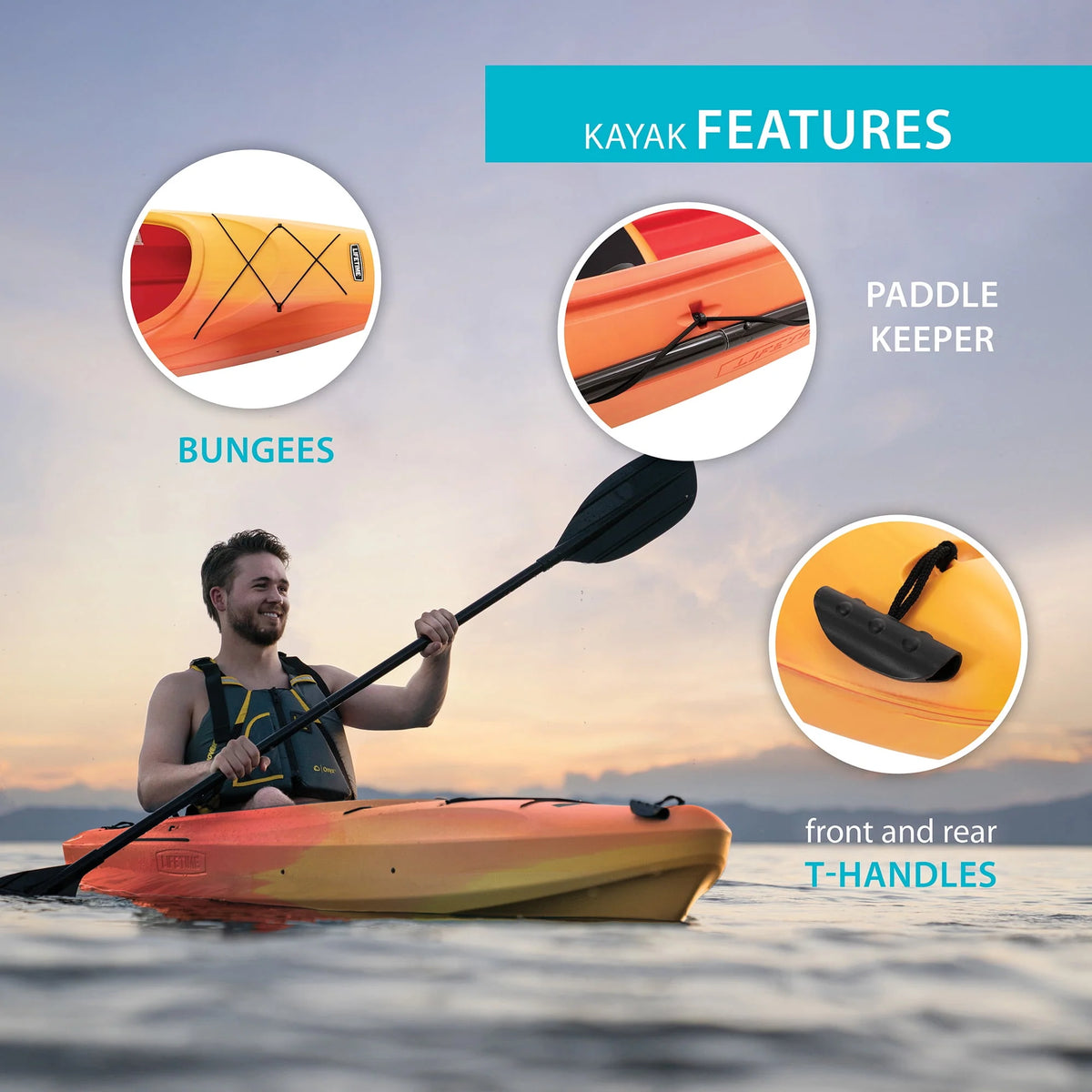 10 ft Sit-Inside Kayak W11673