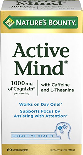 1000 mg Cognizin with L-Theanine and Caffeine Caplets K181