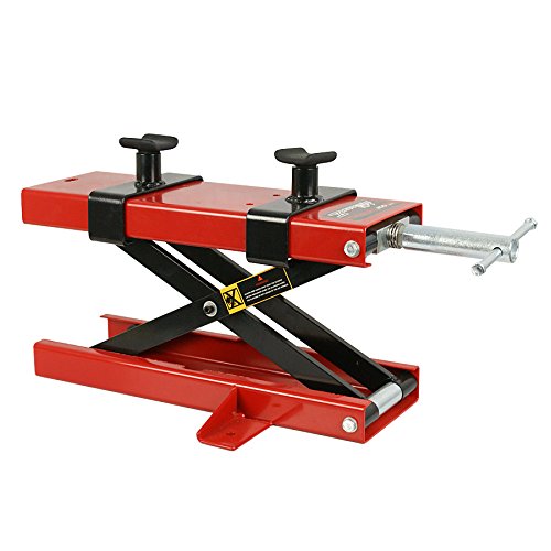 1100 lbs Red Black Motorcycle Jack Lift Stand G9082