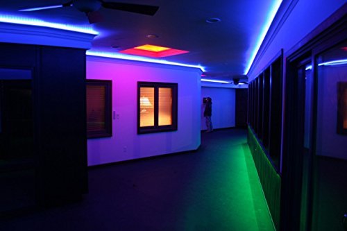 110V SMD5050 LED Strip Light with Connector 30 FT Y568