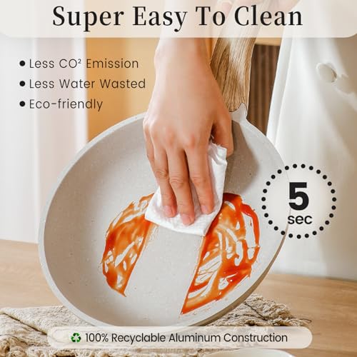 10 Pcs Non Stick Granitestone Cookware Set Z4974