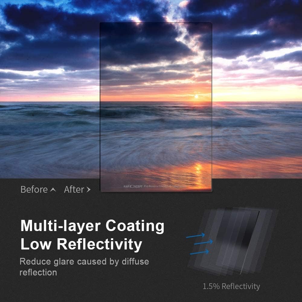 100X150mm Reverse GND8 Graduated Neutral Density Filter X509225