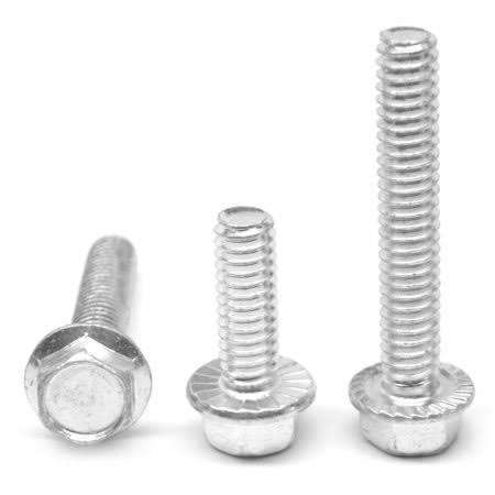 1/2 inch-13 x 1 inch Coarse Thread Grade 5 Hex Flange Screw with Serration Medium Carbon Steel Zinc Plated Pk 50 Y1311