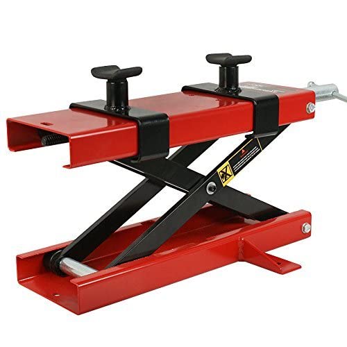 1100 lbs Red Black Motorcycle Jack Lift Stand G9082