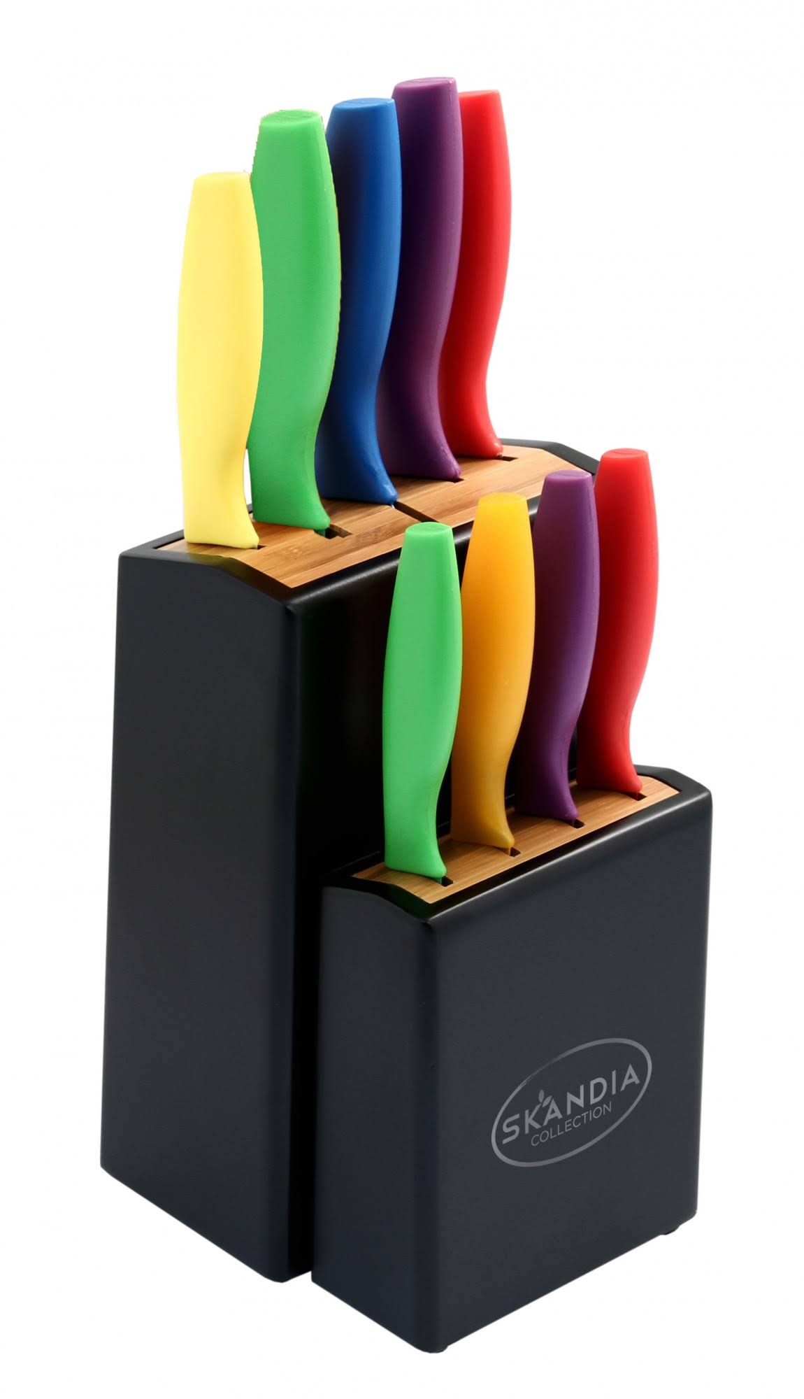 10-Piece Cutlery Set with Block V469594