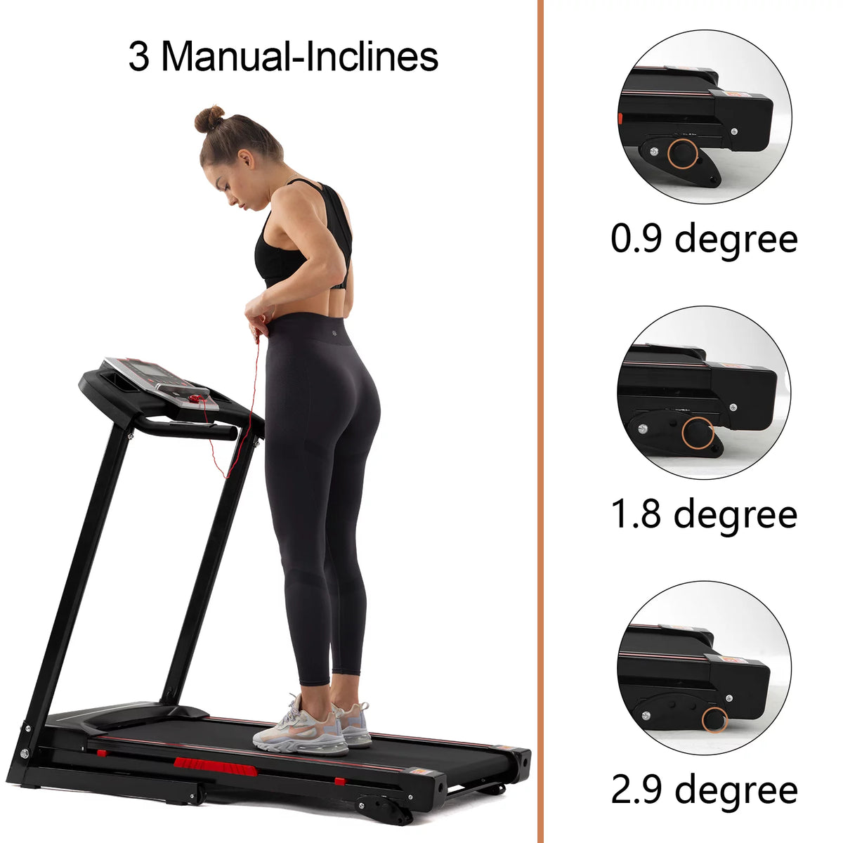 Folding Electric Treadmill with Incline A1020