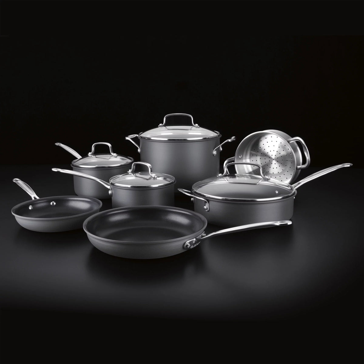 11 Piece Hard Anodized Cookware Set X133