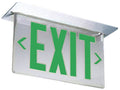 Green Letter Double Face Exit Sign V611744