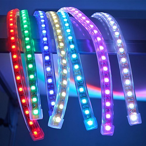 110V SMD5050 LED Strip Light with Connector 30 FT Y568