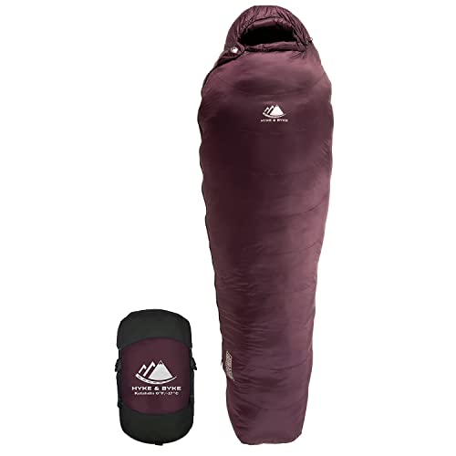0°F Synthetic Mummy Sleeping Bag with Compression Stuff Sack O935842