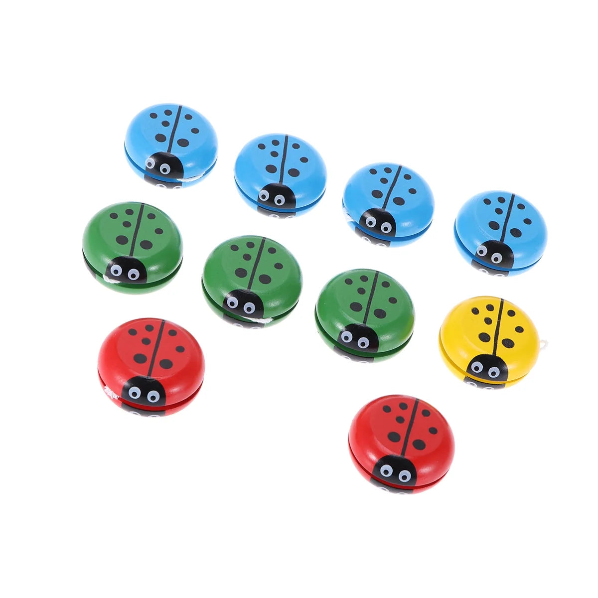 10pcs Wooden Yoyo Toys C347