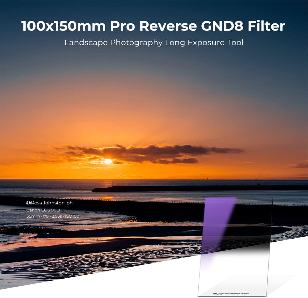 100X150mm Reverse GND8 Graduated Neutral Density Filter X509225