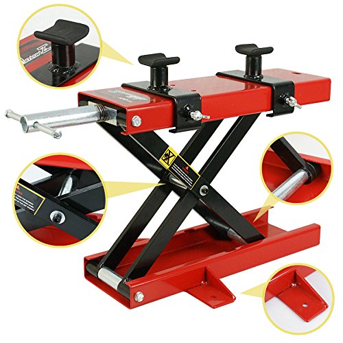 1100 lbs Red Black Motorcycle Jack Lift Stand G9082